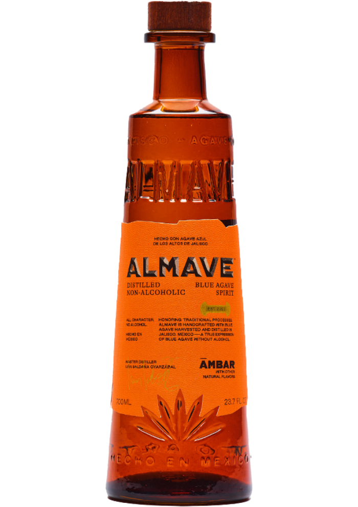 Destilado Sin Alcohol Almave Ambar 700 mL