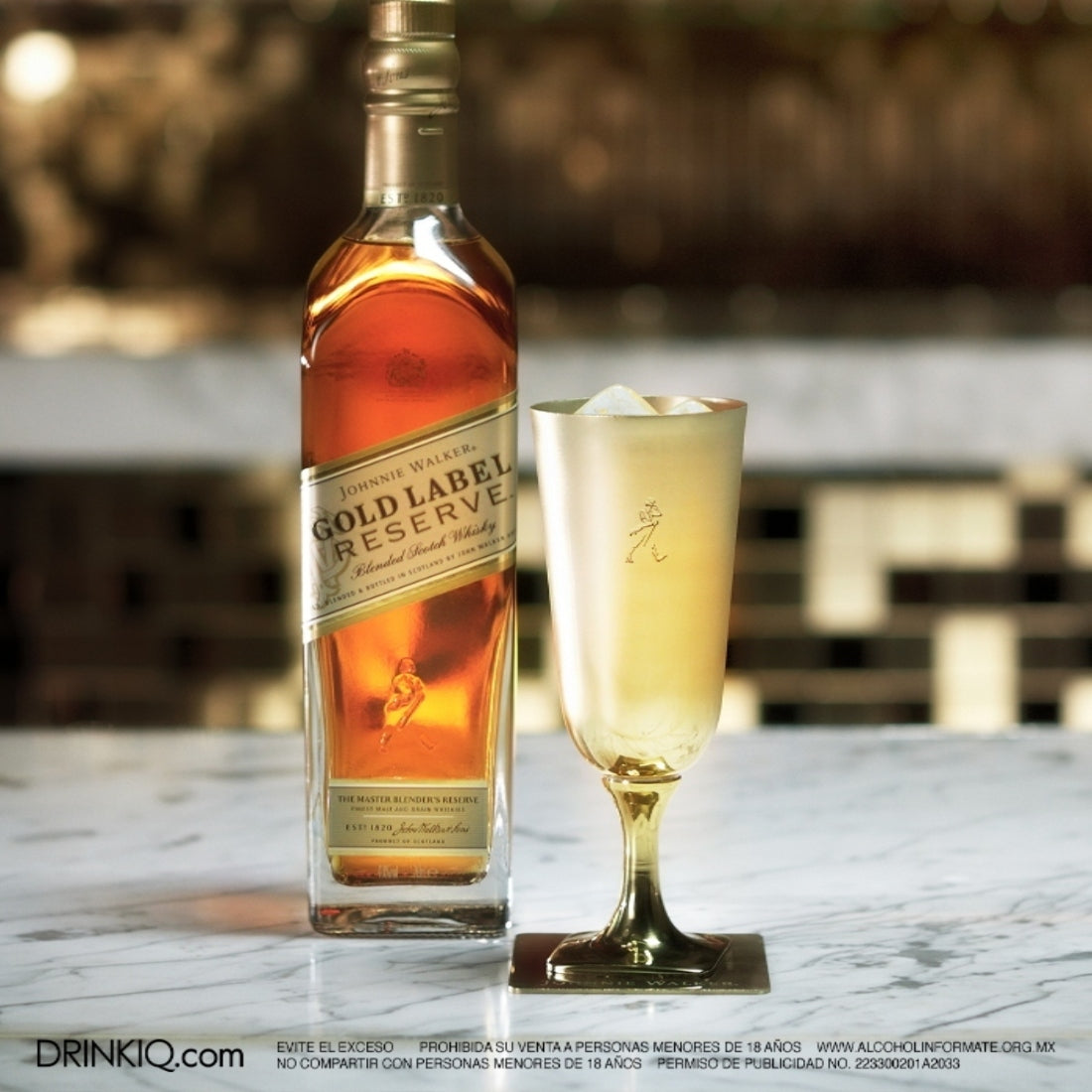 Whisky Johnnie Walker Gold Label Reserve Blended Scotch 750 ml