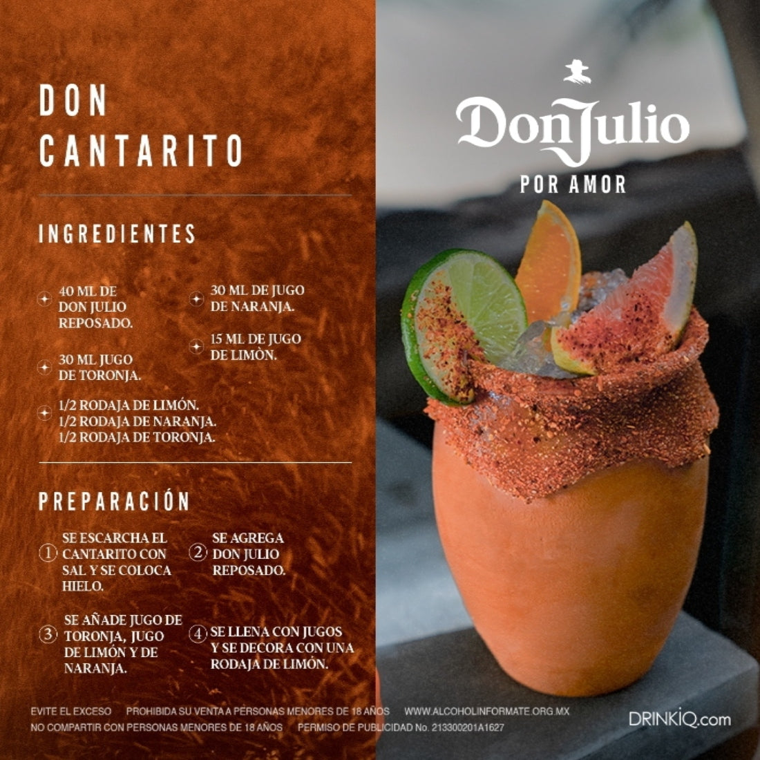 Tequila Don Julio Reposado 700 mL (OFERTA EXCLUSIVA EN LÍNEA)