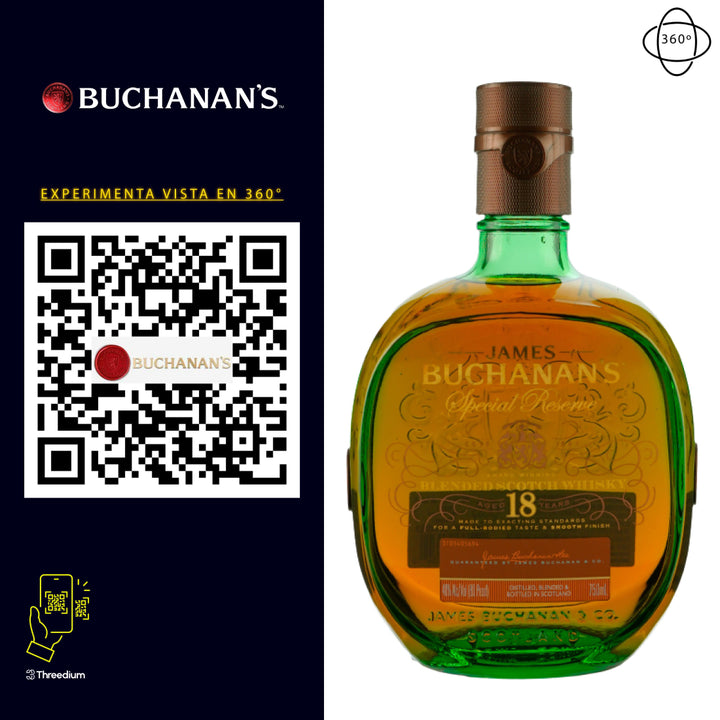 Whisky Buchanan's Special Reserve 18 años Blended Scotch 750 ml (OFERTA EXCLUSIVA EN LÍNEA)