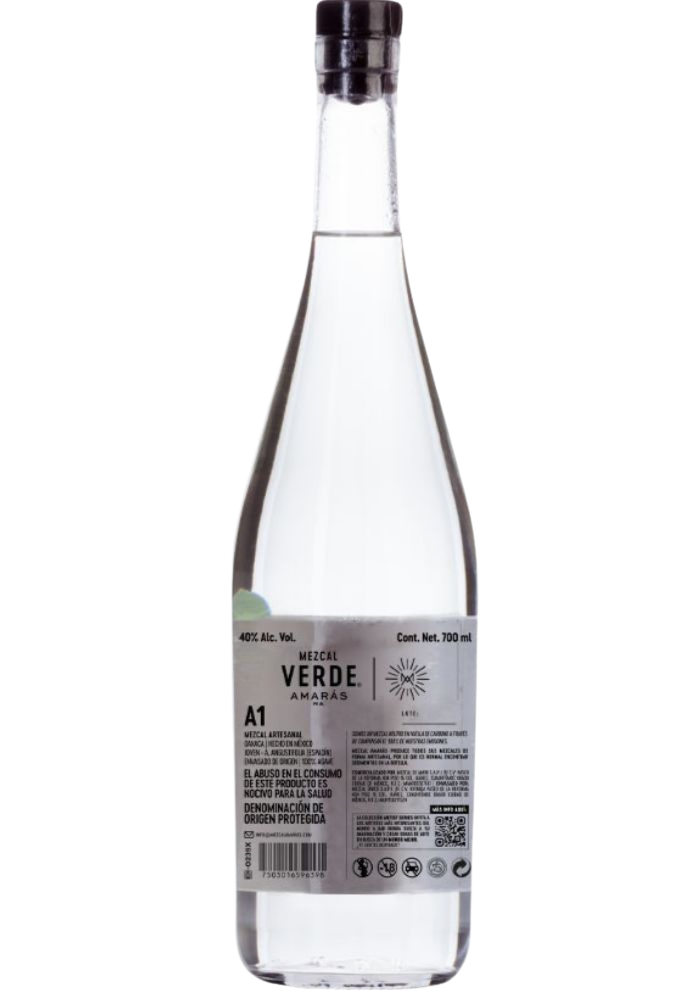 Mezcal Verde Amarás 700 mL (OFERTA EXCLUSIVA EN LÍNEA)