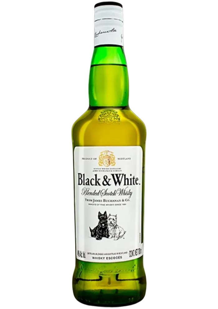 Whisky Black & White Original Blended Scotch 700 ml (OFERTA EXCLUSIVA EN LÍNEA)
