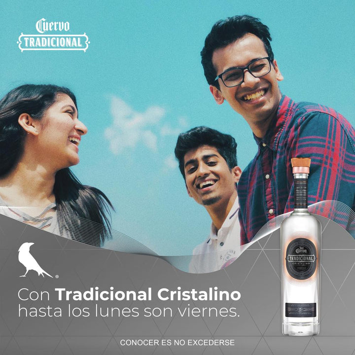 Tequila Cuervo Tradicional Cristalino 750 mL (OFERTA EXCLUSIVA EN LÍNEA)