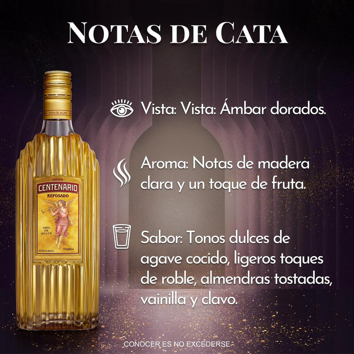 Tequila Gran Centenario Reposado 950 mL (OFERTA EXCLUSIVA EN LÍNEA)