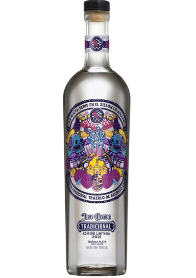Tequila Tradicional Plata Calavera 750 mL