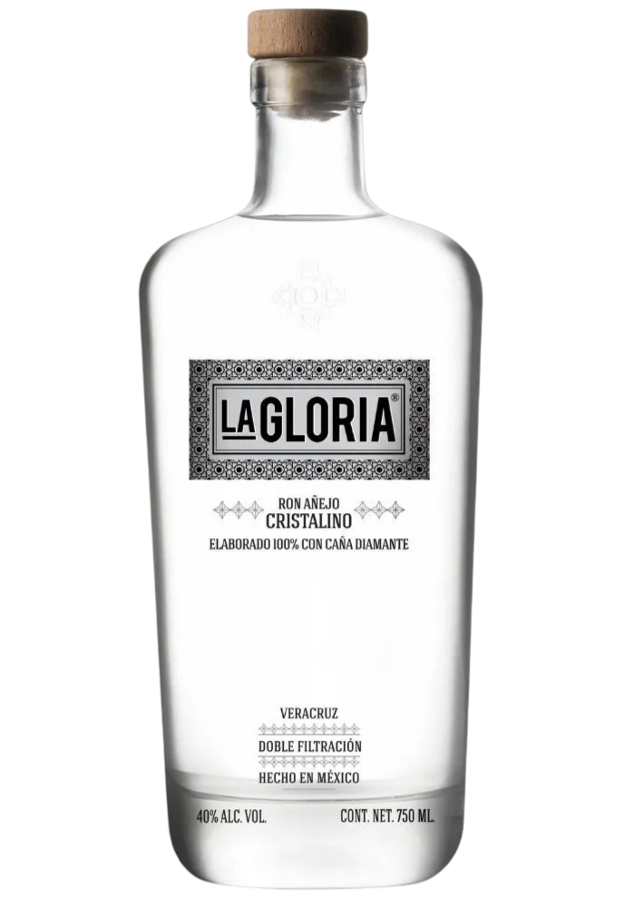 Ron La Gloria Añejo Cristalino 750 mL (OFERTA EXCLUSIVA EN LÍNEA)