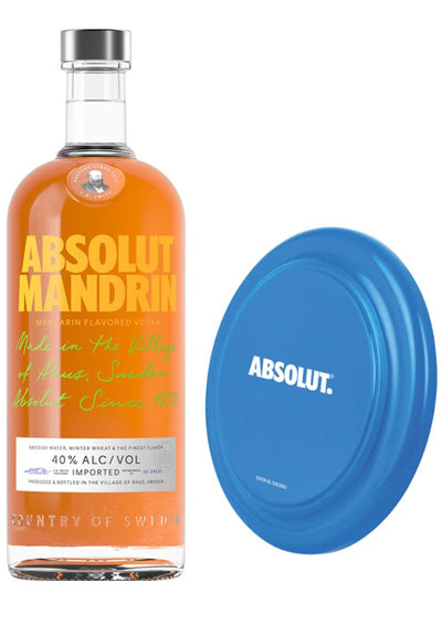 Vodka Absolut Mandarin 750 mL  + Frisbee  (REGALO EXCLUSIVO EN LÍNEA)