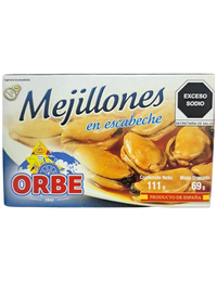 Mejillones en escabeche Orbe 111 g