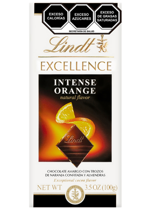 Chocolate Lindt Excellence Naranja Intensa 100 g