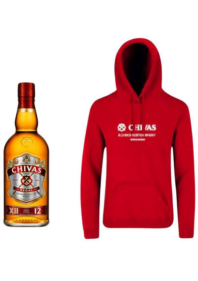 Whisky Chivas Regal 12 Años 750 ml + Sudadera (REGALO EXCLUSIVO EN LÍNEA)