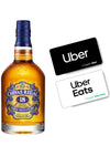 Whisky Chivas Regal 18 Años 750 mL + 2 CUPONES UBER (REGALO EXCLUSIVO EN LÍNEA)