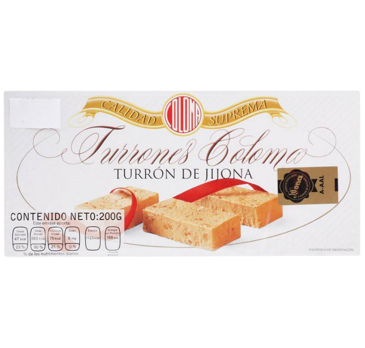 Turrón de Jijona Coloma 200 g