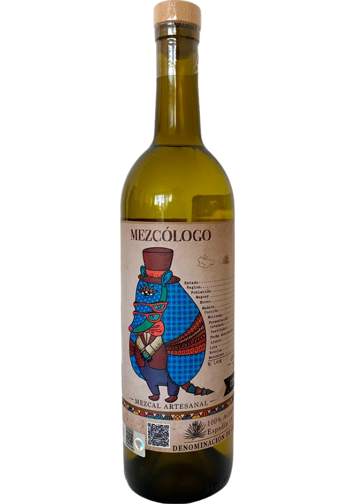 Mezcal Artesanal Espadín Mezcólogo 750 mL