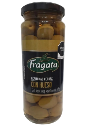 Aceitunas verdes con hueso Fragata 340 g