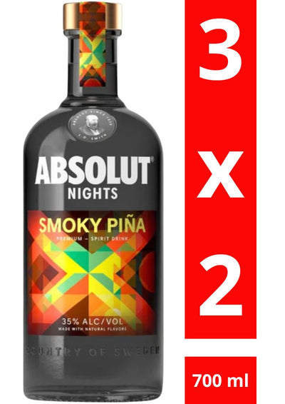 Vodka Absolut Nights Smoky Piña 700 mL (OFERTA EXCLUSIVA EN LÍNEA)