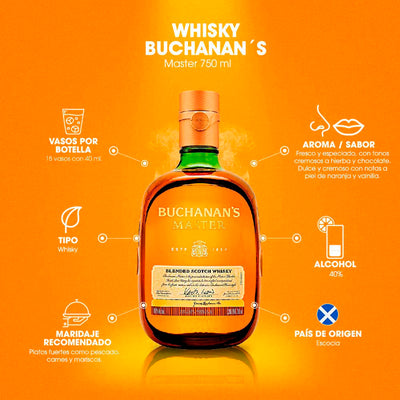 Whisky Buchanan's Master Blended Scotch 750 ml