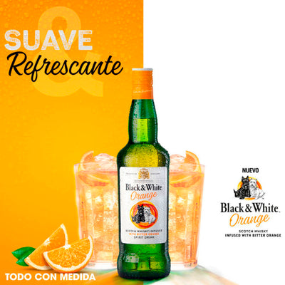 Whisky Black & White Orange Blended Scotch 700 ml