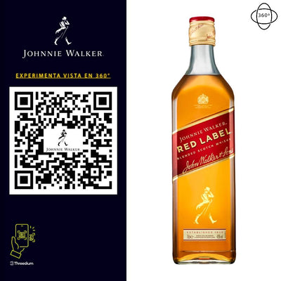 Whisky Johnnie Walker Red Label Blended Scotch 1 L