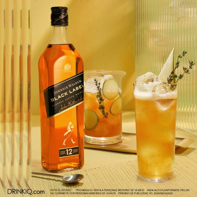 Whisky Johnnie Walker Black Label Blended Scotch 1 L