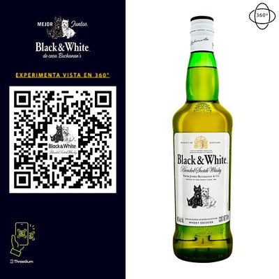Whisky Black & White Original Blended Scotch 700 ml
