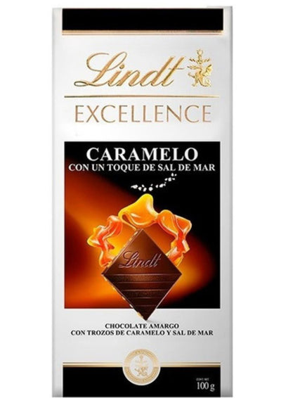 Chocolate Lindt Excellence Sea Salt Caramelo 100 g