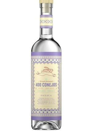 Mezcal 400 Conejos Joven Espadín Tobalá  700 mL