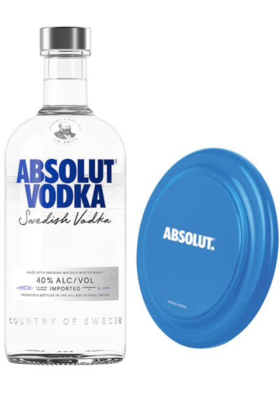 Vodka Absolut 750 mL + Frisbee (REGALO EXCLUSIVO EN LÍNEA)