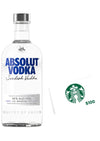 Vodka Absolut 750 mL + 1 Tarjetas de Regalo Starbucks (REGALO EXCLUSIVO EN LÍNEA)