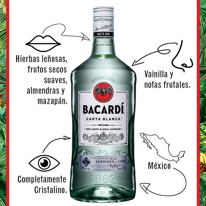 Ron Bacardi Carta Blanca 1750 mL
