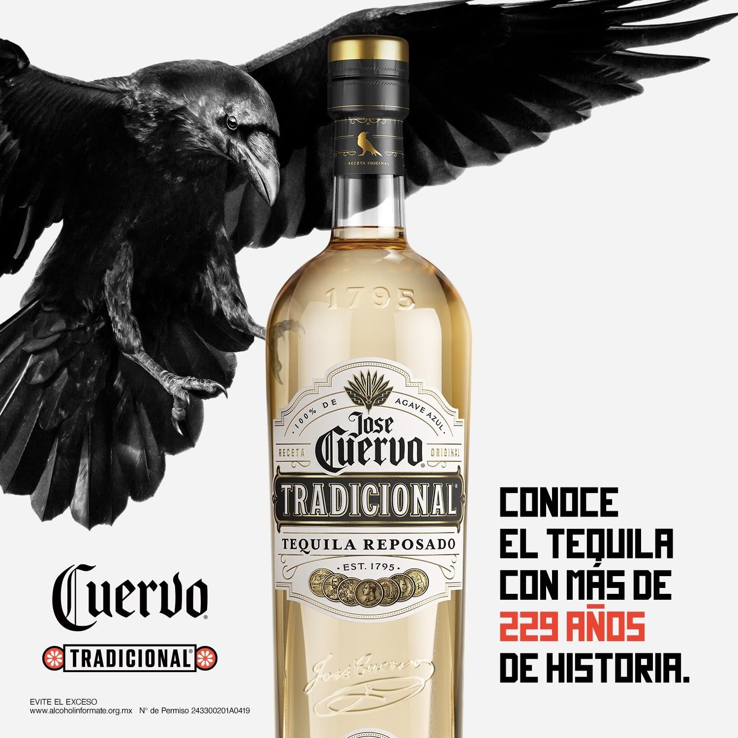 Tequila Cuervo Tradicional Reposado 950 mL (OFERTA EXCLUSIVA EN LÍNEA)