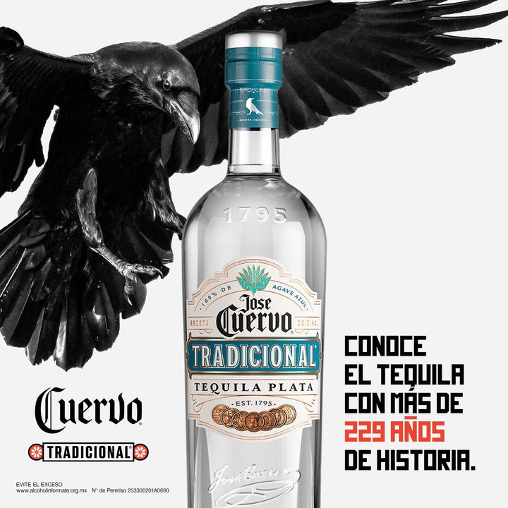 TEQUILA JOSÉ CUERVO TRADICIONAL PLATA 950 ML (OFERTA EXCLUSIVA EN LÍNEA)