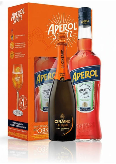 Aperitivo Aperol 700 Ml + Cinzano Pro-spritz 750 Ml