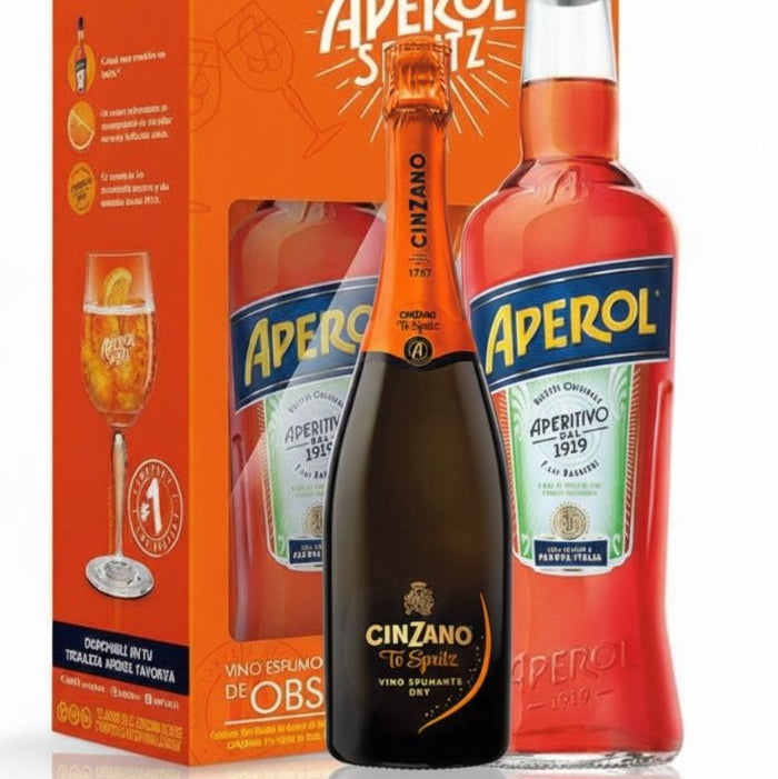 Aperitivo Aperol 700 Ml + Cinzano Pro-spritz 750 Ml