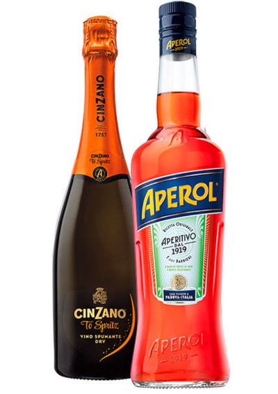 Aperitivo Aperol 700 Ml + Cinzano Pro-spritz 750 Ml