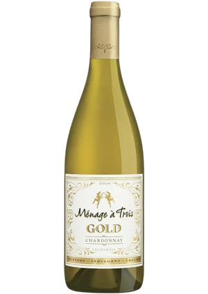 Ménage à Trois Gold Chardonnay 750 ML (OFERTA EXCLUSIVA EN LÍNEA)