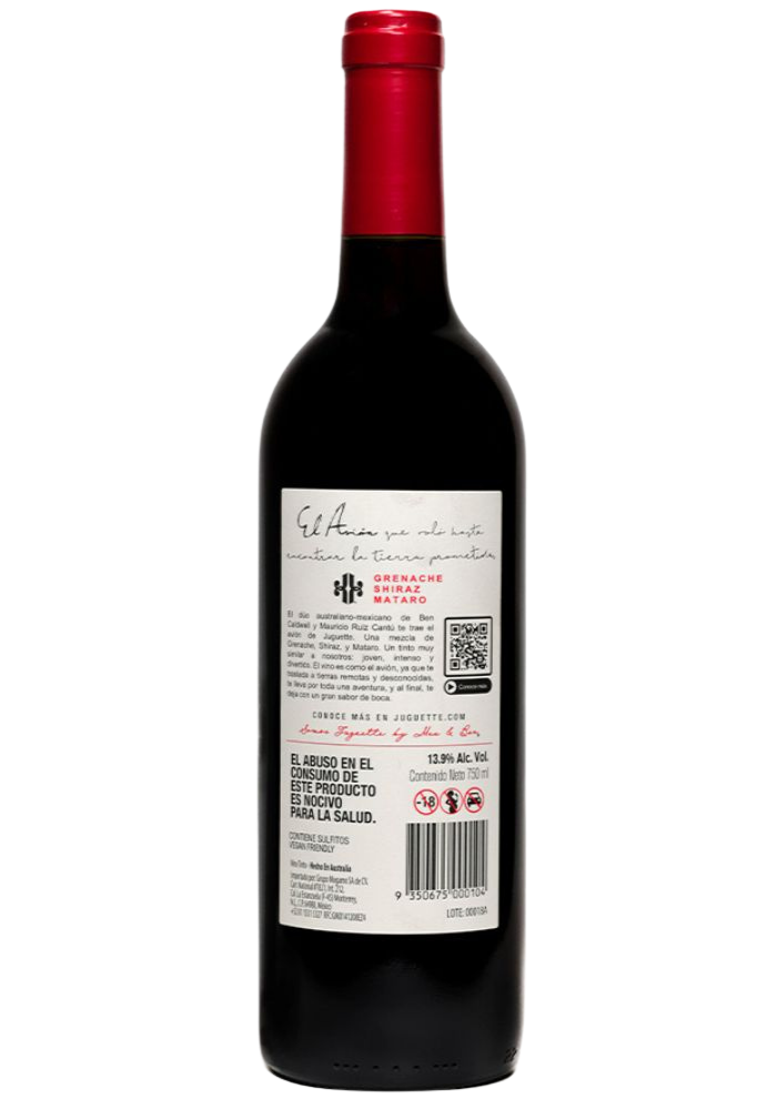 Vino Tinto El Avión de Juguette 750 mL