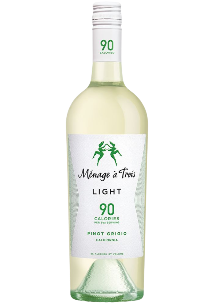 Vino Blanco Ménage à Trois Light Pinot Grigio 750 mL (OFERTA EXCLUSIVA EN LÍNEA)