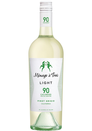 Vino Blanco Ménage à Trois Light Pinot Grigio 750 mL (OFERTA EXCLUSIVA EN LÍNEA)