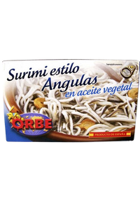 Surimi estilo angulas en aceite oliva Orbe 115 g