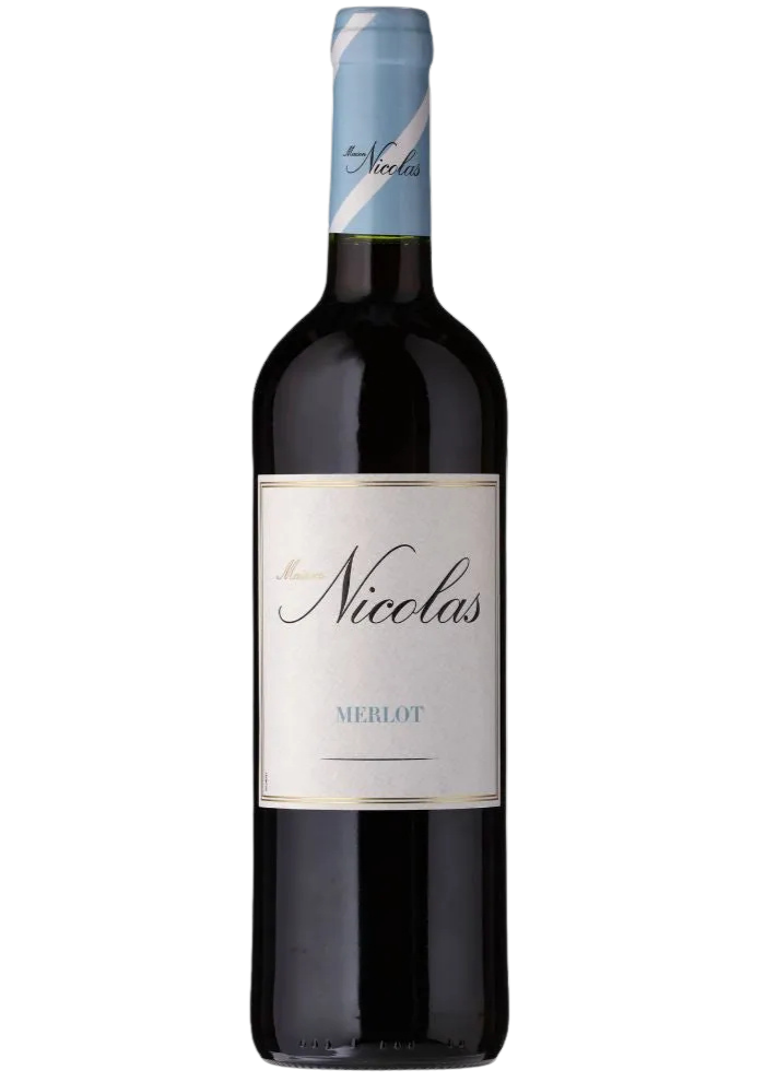 Vino Tinto Maison Nicolas Merlot Pays D´OC 750 mL