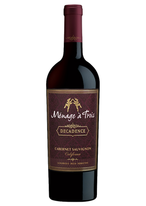 Ménage à Trois Decadence Cabernet Sauvignon 750 ML (OFERTA EXCLUSIVA EN LÍNEA)