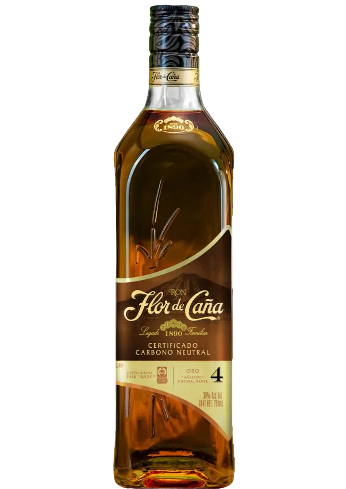 Ron Flor de Caña Gold 4 Años 750 ml  (OFERTA EXCLUSIVA EN LÍNEA)