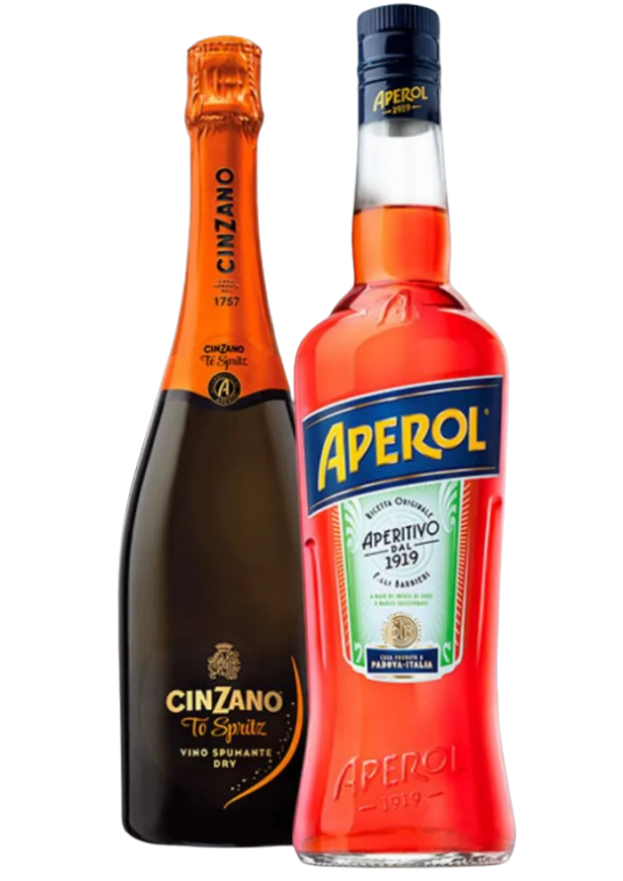 Aperitivo Aperol 700 Ml + Cinzano Pro-spritz 750 Ml