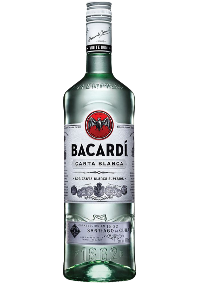 Ron Bacardi Carta Blanca 980ml (OFERTA EXCLUSIVA EN LÍNEA)