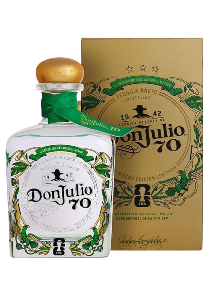 Tequila Don Julio 70 Cristalino Ed. Mundial 700 ml