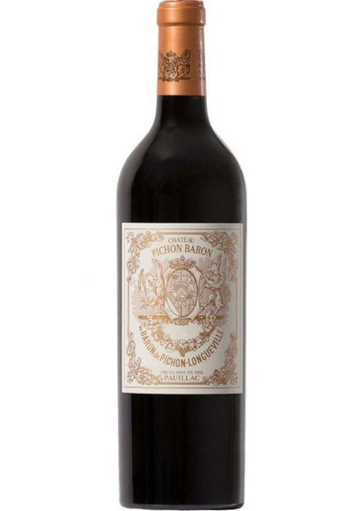 Vino Tinto Chateau Pichon Baron Pauillac Grand Cru 750 mL