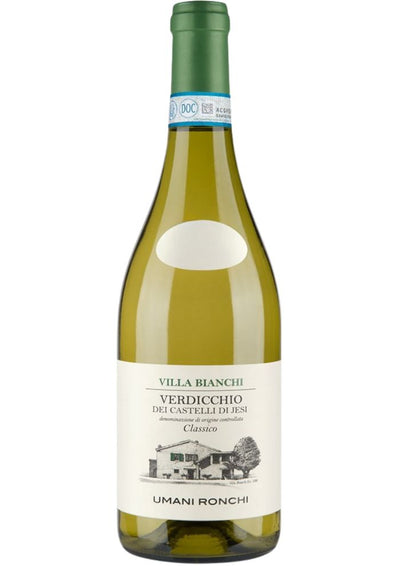 Vino Blanco Umani Ronchi Villa Bianchi Verdicchio dei Castelli di Jesi DOC Clásico 750 mL