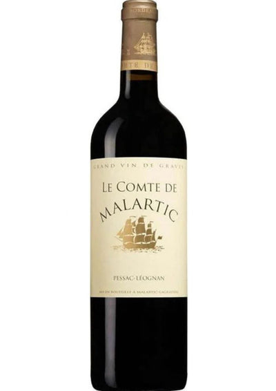 Vino Tinto Chateau Comte De Malartic Pessac Leognan 750 mL