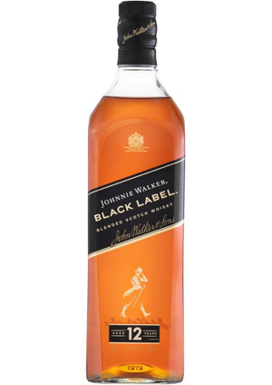 Whisky Johnnie Walker Black Label Blended Scotch 1 L