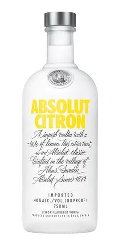 Vodka Absolut Citron 750 mL (OFERTA EXCLUSIVA EN LÍNEA)